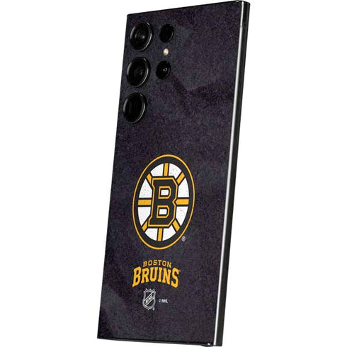 NHL Boston Bruins Distressed Galaxy S25 Ultra Skin